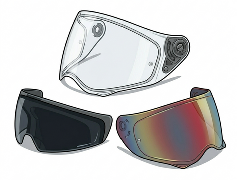 Accessoires pour casques de moto