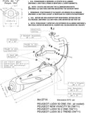 Complete Catalytic Exhaust System With Sound Certification Sito Stainless Steel - Leovince Compatible With Peugeot Ludix 50 One Air (2004-2012)