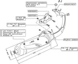 Complete Catalytic Exhaust System With Sound Certification Sito Stainless Steel - Leovince Compatible With Yamaha Neo’S 50 2T (2002-2012)