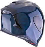 Full-Face Motorcycle Helmet Scorpion Exo Exo-R1 Evo Carbon Air Carbon Fiber Blue Onyx Size M