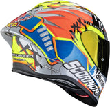 Casque Intégral Pour Moto Scorpion Exo Exo-R1 Evo Air Fim Racing #1 Ultra Tct Replica Aron 2024 Taille Xs