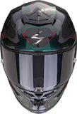 Casque Intégral Pour Moto Scorpion Exo Exo-R1 Evo Carbon Air Carbon Fiber Noir Vert Propel Taille Xs