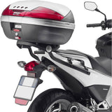 Monokey Trekker Outback Evo Smart Anodized Aluminium Top Case - 58 Lt Trekker Outback Evo Smart Anodized Aluminium - Givi Compatible With Honda Integra 700 (2012-2013)