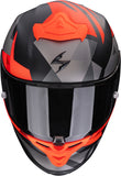 Full-Face Motorcycle Helmet Scorpion Exo Exo-R1 Evo Ii Air Ultra Tct Matt Black Red Valere Size M