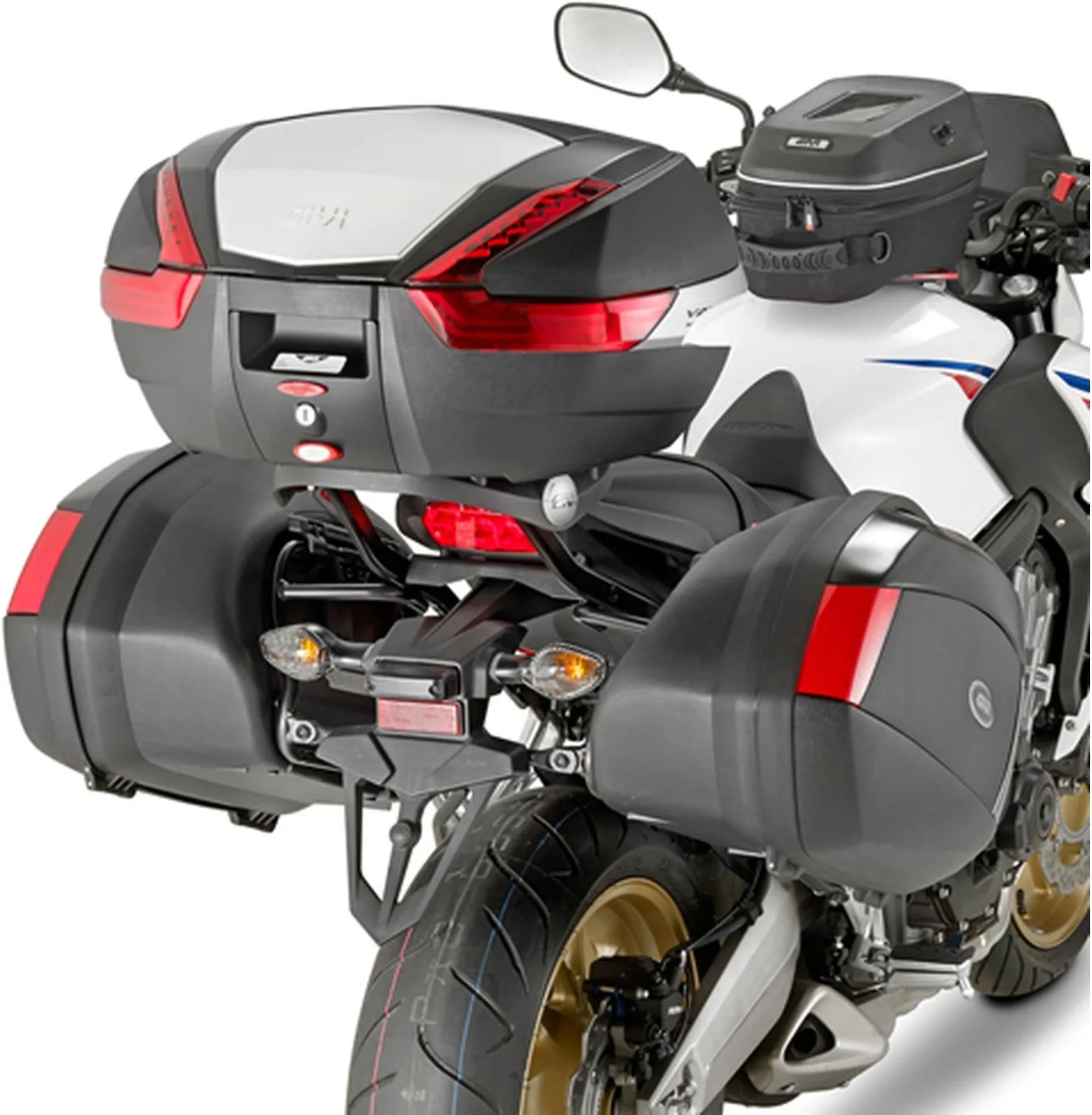 Top Case Monolock Noir 30 Lt C30N Technopolymères - Givi Compatible Avec Honda Cb 650 F (2014-2016)