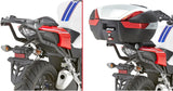 Top Case Monolock Simply Iv Noir Tech 45 Lt Simply Iv Technopolymères - Givi Compatible Avec Honda Cb 500 F (2016-2018)