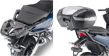 Top Case Monolock Alpina Aluminium Noir 44 Lt Alpina Aluminium - Givi Compatible Avec Honda Forza 750 (2021-2024)