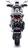 Échappement Sans Homologation Sonore Nero Acier Embout Carbon Fiber - Leovince Compatible Avec Honda Forza 750 (2025-2026)