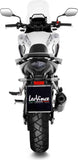 Échappement Sans Homologation Sonore Nero Acier Embout Carbon Fiber - Leovince Compatible Avec Honda Cbr 500 R (2019-2023)
