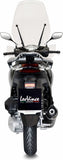 Système D'Échappement Complet Non Catalysé Et Sans Homologation Acoustique Nero Acier Embout Carbon Fiber - Leovince Compatible Avec Honda Sh 150I (2020-2023)