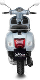 Système D'Échappement Homologué Au Niveau Sonore Nero Acier Embout Carbon Fiber - Leovince Compatible Avec Piaggio Vespa Gts 125 Ie - Super (2021-2024)