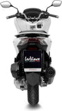 Système D'Échappement Complet Non Catalysé Et Sans Homologation Acoustique Nero Acier Embout Carbon Fiber - Leovince Compatible Avec Honda Pcx 125 (2021-2024)
