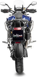 Échappement Sans Homologation Sonore Nero Acier Embout Carbon Fiber - Leovince Compatible Avec Triumph Tiger 1200 Gt Explorer (2022-2024)
