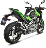 Système D'Échappement Homologué Au Niveau Sonore Lv Pro Acier Embout Carbon Fiber - Leovince Compatible Avec Kawasaki Z 900 A2 (2018-2024)