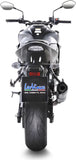 Échappement Sans Homologation Sonore Lv One Evo Acier Embout Carbon Fiber - Leovince Compatible Avec Suzuki Gsx-S 750 - Z Abs (2017-2020)