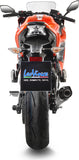 Complete Catalytic Exhaust System With Sound Certification Lv One Evo Carbon Fiber Carbon Fiber End Cap - Leovince Compatible With Kawasaki Z 650 (2020)