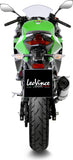 Exhaust Tip With Noise Certification Lv One Evo Stainless Steel Carbon Fiber End Cap - Leovince Compatible With Kawasaki Ninja 400 (2018-2021)