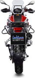 Système D'Échappement Homologué Au Niveau Sonore Lv One Evo Acier Embout Carbon Fiber - Leovince Compatible Avec Benelli Trk 502 X (2018-2024)