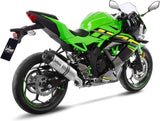 Système D'Échappement Homologué Au Niveau Sonore Lv One Evo Acier Embout Carbon Fiber - Leovince Compatible Avec Kawasaki Ninja 125 (2019-2024)