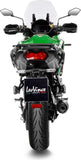 Système D'Échappement Homologué Au Niveau Sonore Lv One Evo Acier Embout Carbon Fiber - Leovince Compatible Avec Kawasaki Versys 1000 (2019-2024)
