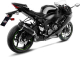 Exhaust Tip Without Sound Certification Lv One Evo Carbon Fiber Carbon Fiber End Cap - Leovince Compatible With Kawasaki Zx 6R Ninja (2024-2026)