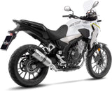 Échappement Sans Homologation Sonore Lv One Evo Acier Embout Carbon Fiber - Leovince Compatible Avec Honda Cb 500 Hornet (2024-2026)