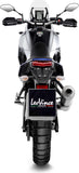 Exhaust Tip With Noise Certification Lv One Evo Stainless Steel Carbon Fiber End Cap - Leovince Compatible With Yamaha Ténéré 700 Extreme (2021-2024)