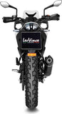 Échappement Sans Homologation Sonore Lv One Evo Acier Noir Embout Carbon Fiber - Leovince Compatible Avec Ktm 390 Adventure (2020-2024)