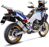 Échappement Sans Homologation Sonore Lv One Evo Acier - Leovince Compatible Avec Honda Crf 1100 L Africa Twin Adventure Sports (2020-2023)