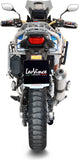 Échappement Sans Homologation Sonore Lv One Evo Acier - Leovince Compatible Avec Honda Crf 1100 L Africa Twin Dct (2020-2023)