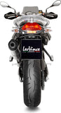 Système D'Échappement Homologué Au Niveau Sonore Lv One Evo Acier Embout Carbon Fiber - Leovince Compatible Avec Bmw F 800 R (2017-2020)