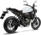 Système D'Échappement Complet Avec Catalyseur Et Homologation Acoustique Lv One Evo Acier Embout Carbon Fiber - Leovince Compatible Avec Yamaha Yzf-R7 700 (2021-2024)