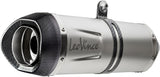 Complete Exhaust System Without Catalytic Converter And Without Sound Certification Lv One Evo Stainless Steel Carbon Fiber End Cap - Leovince Compatible With Yamaha Mt-07 (2021-2024)