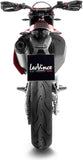 Système D'Échappement Homologué Au Niveau Sonore Lv One Evo Acier Embout Carbon Fiber - Leovince Compatible Avec Gasgas Sm 700 (2022-2024)