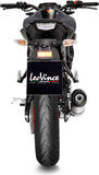 Système D'Échappement Complet Avec Catalyseur Et Homologation Acoustique Lv One Evo Acier Embout Carbon Fiber - Leovince Compatible Avec Yamaha Xsr 125 (2021-2024)