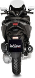 Système D'Échappement Complet Avec Catalyseur Et Homologation Acoustique Lv One Evo Acier Embout Carbon Fiber - Leovince Compatible Avec Honda Forza 125 (2021-2024)