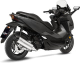 Système D'Échappement Complet Non Catalysé Et Sans Homologation Acoustique Lv One Evo Acier Embout Carbon Fiber - Leovince Compatible Avec Honda Forza 125 (2021-2024)