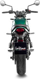 Système D'Échappement Complet Avec Catalyseur Et Homologation Acoustique Lv One Evo Carbon Fiber Embout Carbon Fiber - Leovince Compatible Avec Kawasaki Versys 650 (2021-2024)