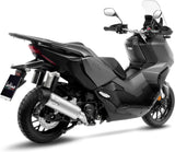 Échappement Sans Homologation Sonore Lv One Evo Acier Embout Carbon Fiber - Leovince Compatible Avec Honda Adv 350 (2022-2024)