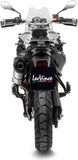 Système D'Échappement Homologué Au Niveau Sonore Lv One Evo Acier Embout Carbon Fiber - Leovince Compatible Avec Bmw F 700 Gs (2017-2018)