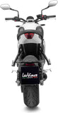 Complete Catalytic Exhaust System With Sound Certification Lv One Evo Stainless Steel Carbon Fiber End Cap - Leovince Compatible With Triumph Trident 660 (2021-2024)
