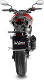 Système D'Échappement Complet Non Catalysé Et Sans Homologation Acoustique Lv One Evo Acier Noir Embout Carbon Fiber - Leovince Compatible Avec Honda Cb 125 R Neo Sports Café (2021-2023)