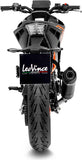 Système D'Échappement Homologué Au Niveau Sonore Lv One Evo Carbon Fiber Embout Carbon Fiber - Leovince Compatible Avec Ktm 390 Duke (2021-2023)