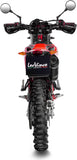 Échappement Sans Homologation Sonore Lv One Evo Acier Noir Embout Carbon Fiber - Leovince Compatible Avec Beta Rr 125 Motard Lc 4T (2025-2026)