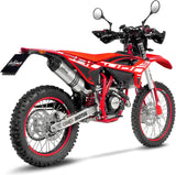 Système D'Échappement Homologué Au Niveau Sonore Lv One Evo Acier Embout Carbon Fiber - Leovince Compatible Avec Beta Rr 125 Motard Lc 4T (2025-2026)