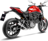 Système D'Échappement Homologué Au Niveau Sonore Lv Pro Acier Embout Carbon Fiber - Leovince Compatible Avec Ducati Monster 937 (2021-2024)