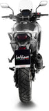 Système D'Échappement Homologué Au Niveau Sonore Lv One Evo Acier Noir Embout Carbon Fiber - Leovince Compatible Avec Honda Xl 750 Transalp Urban (2025-2026)