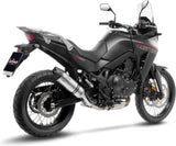 Système D'Échappement Homologué Au Niveau Sonore Lv One Evo Acier Embout Carbon Fiber - Leovince Compatible Avec Honda Xl 750 Transalp Urban (2023-2024)