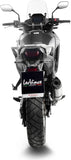 Système D'Échappement Homologué Au Niveau Sonore Lv One Evo Acier Embout Carbon Fiber - Leovince Compatible Avec Honda Xl 750 Transalp Urban (2023-2024)