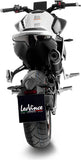 Échappement Sans Homologation Sonore Lv One Evo Acier Noir Embout Carbon Fiber - Leovince Compatible Avec Cfmoto 800 Nk Advanced (2023-2024)